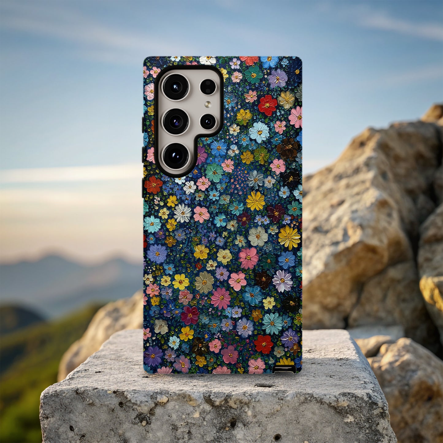 Blooming Nightfall Wildflower Phone Case