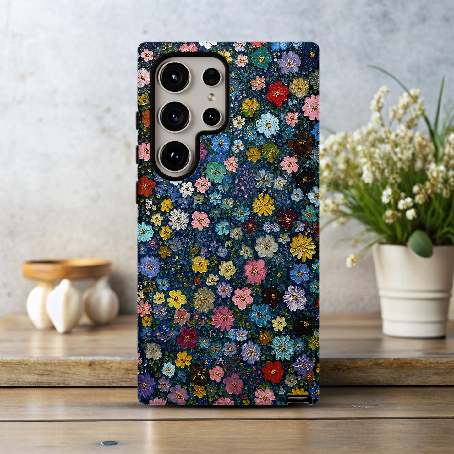 Blooming Nightfall Wildflower Phone Case