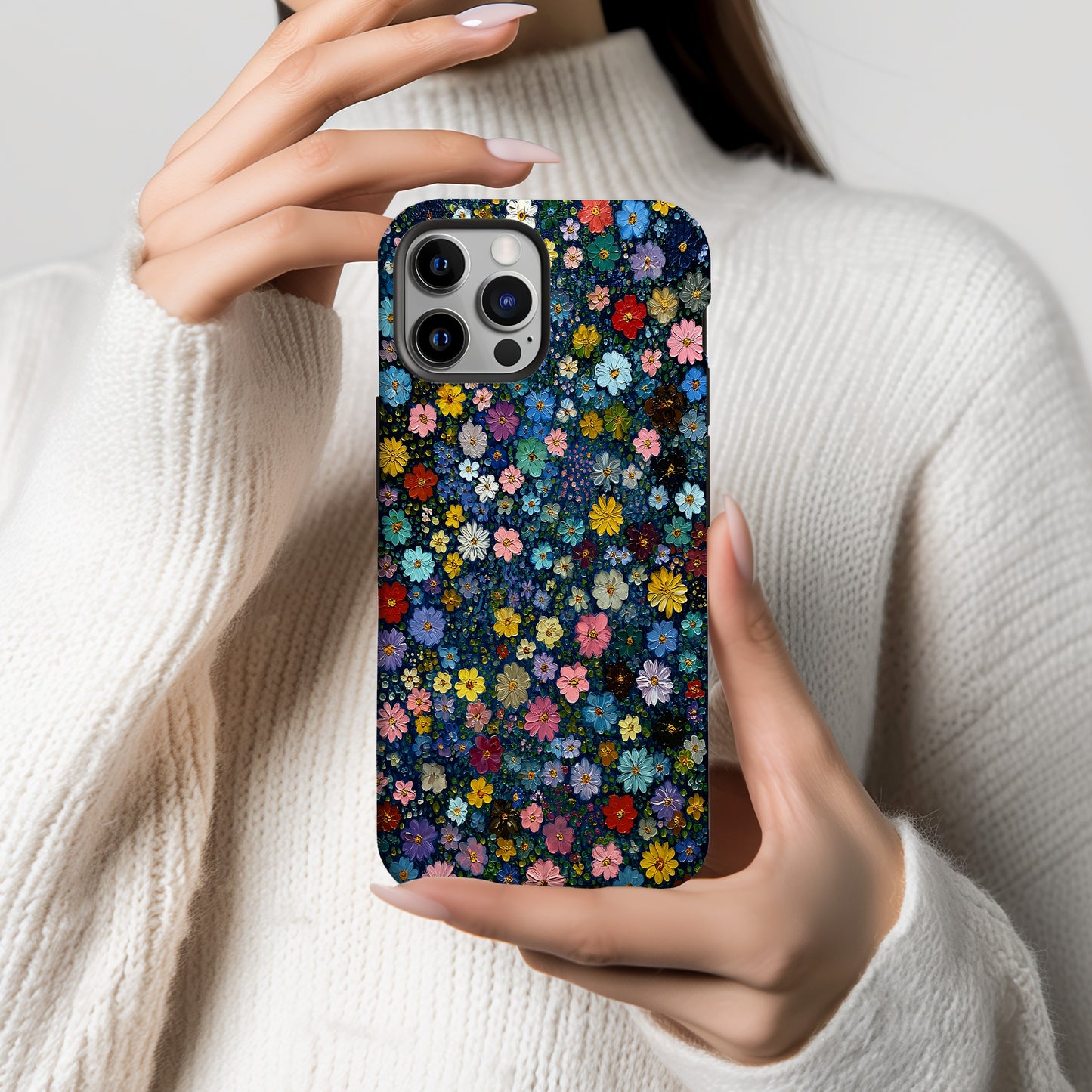 Blooming Nightfall Wildflower Phone Case