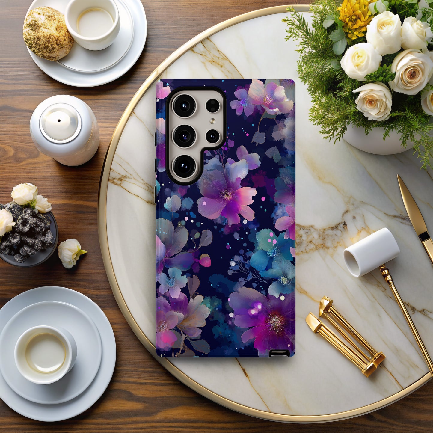 Celestial Dream Garden Floral Phone Case