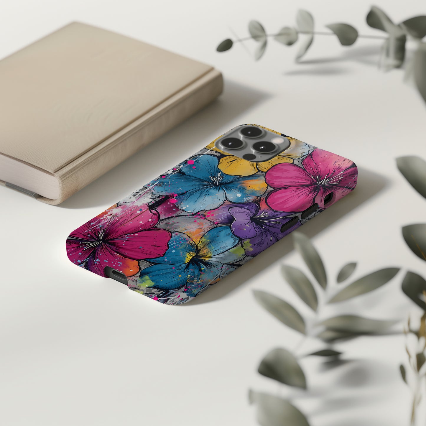Urban Graffiti Bloom Phone Case