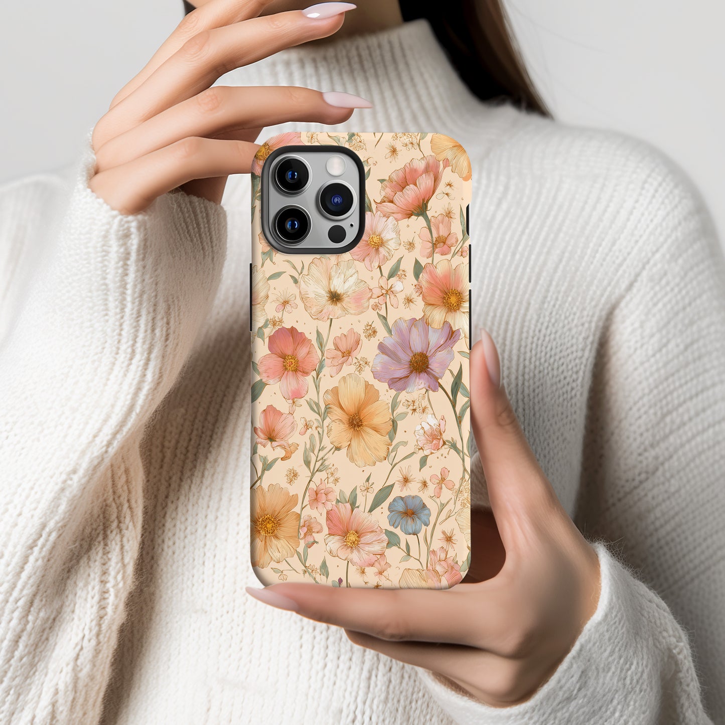 Sun-Kissed Meadow Blooms Phone Case