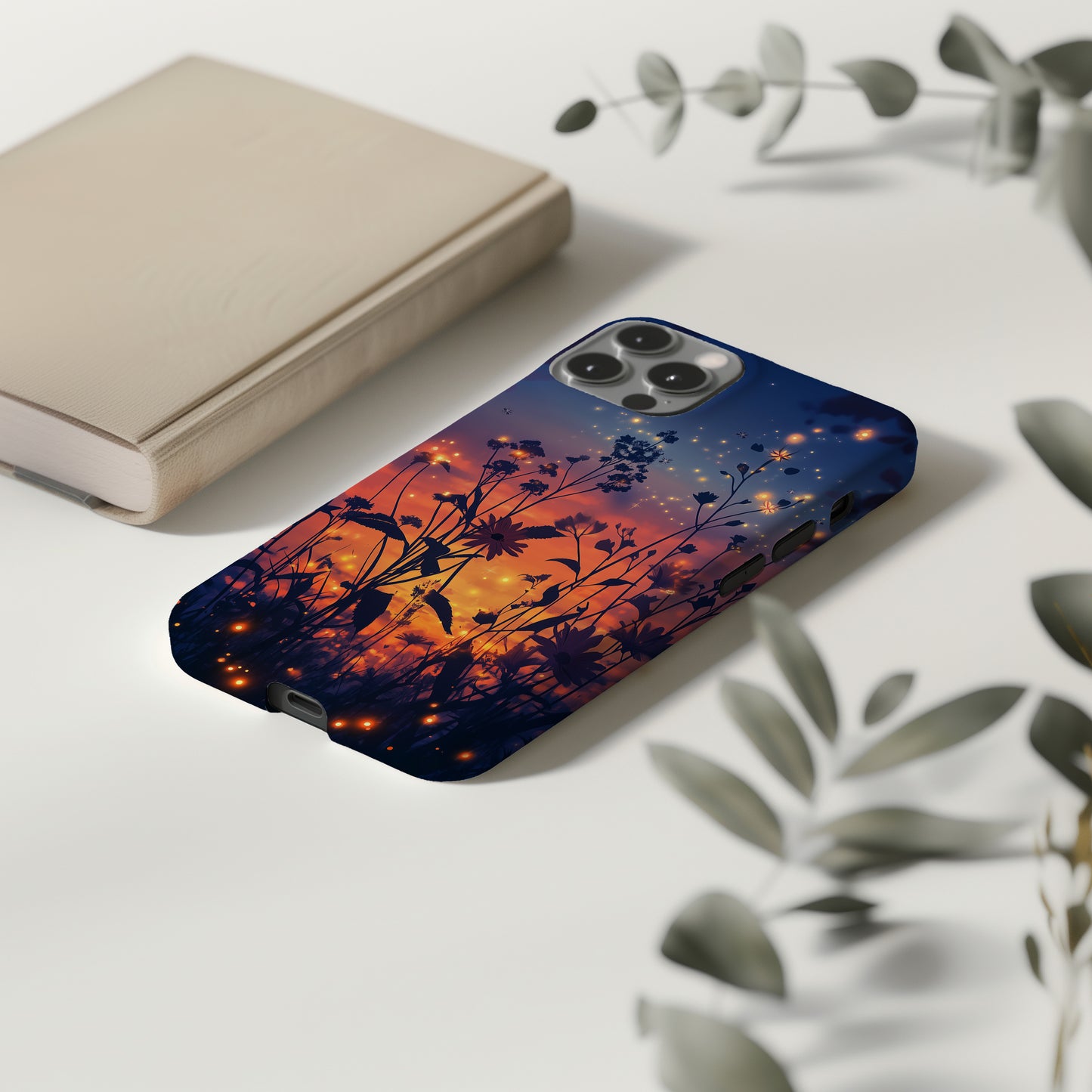 Enchanted Firefly Garden Phone Case