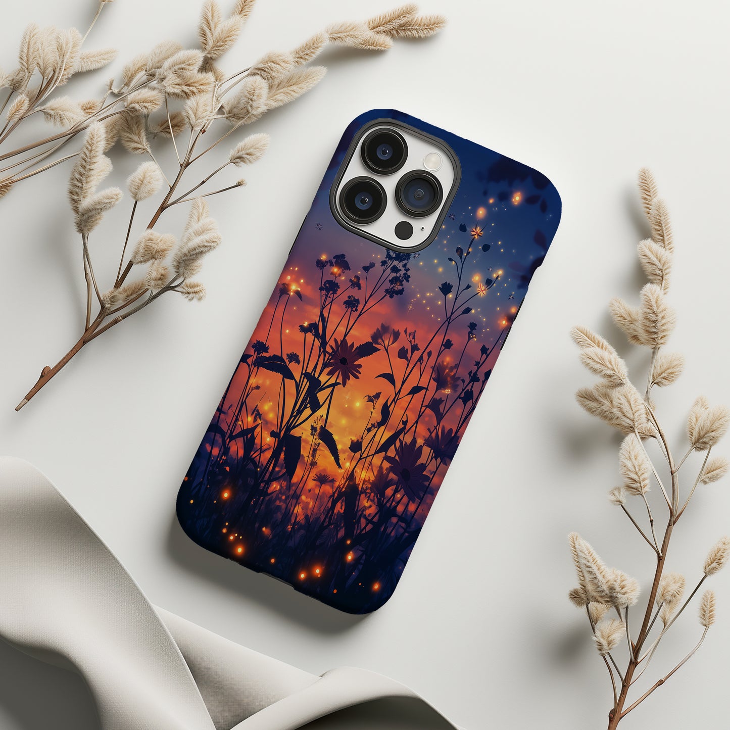 Enchanted Firefly Garden Phone Case