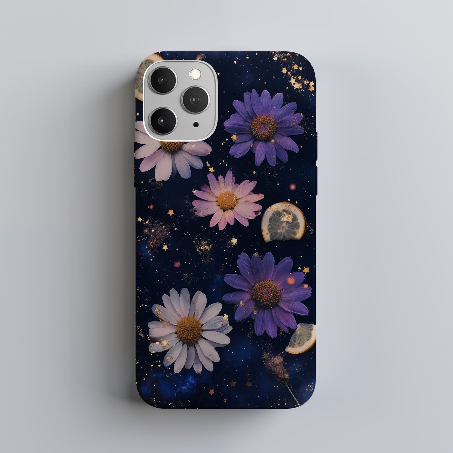 Galactic Petals & Cosmic Citrus Phone Case