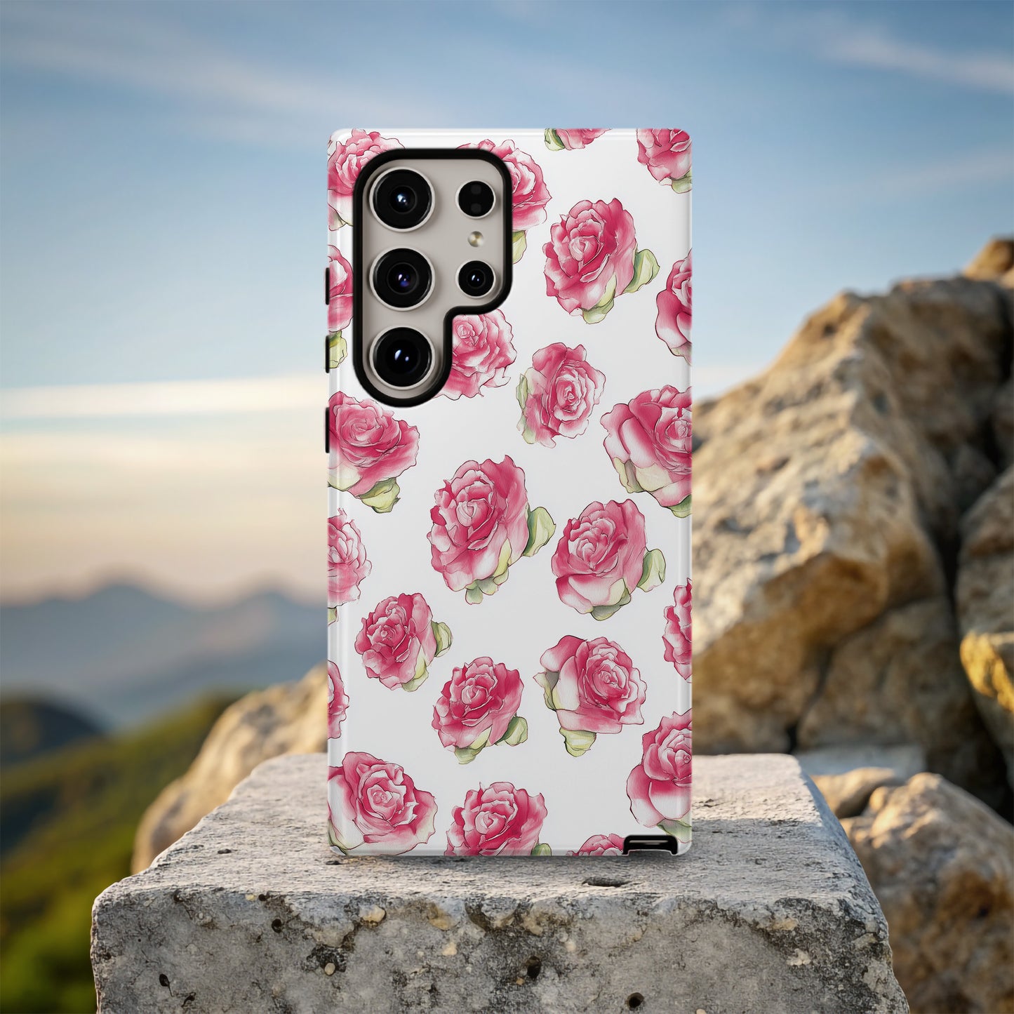 Blushing Rose Petals Phone Case