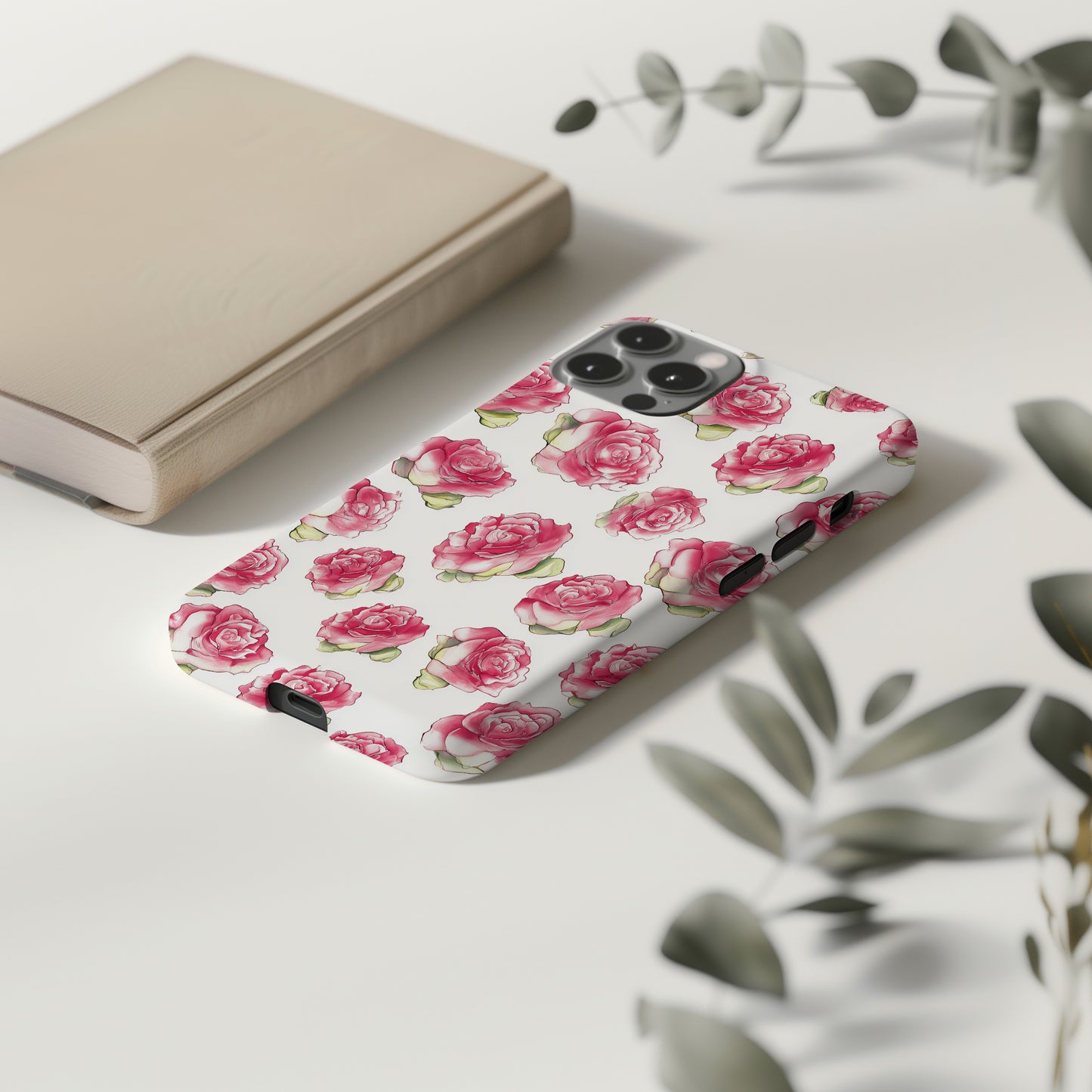 Blushing Rose Petals Phone Case