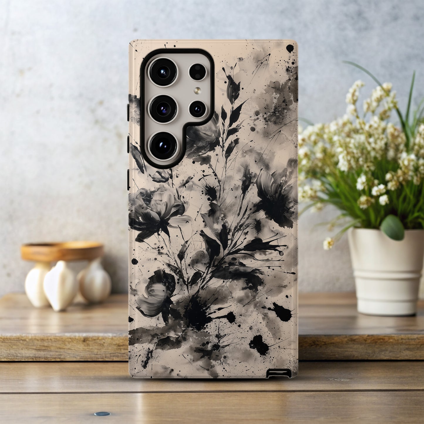 Ink Bloom Chaos Floral Phone Case