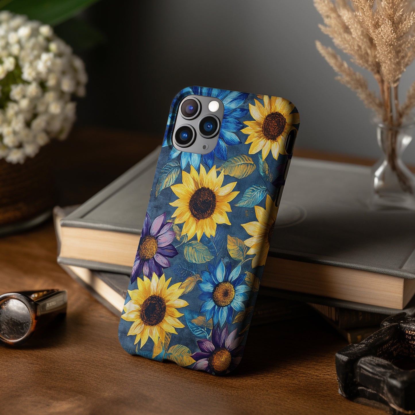 🌻 “Vibrant Sunflower Spectrum” Protective Phone Case