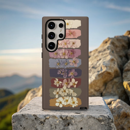 🌼 “Vintage Pressed Petal Palette” Protective Phone Case