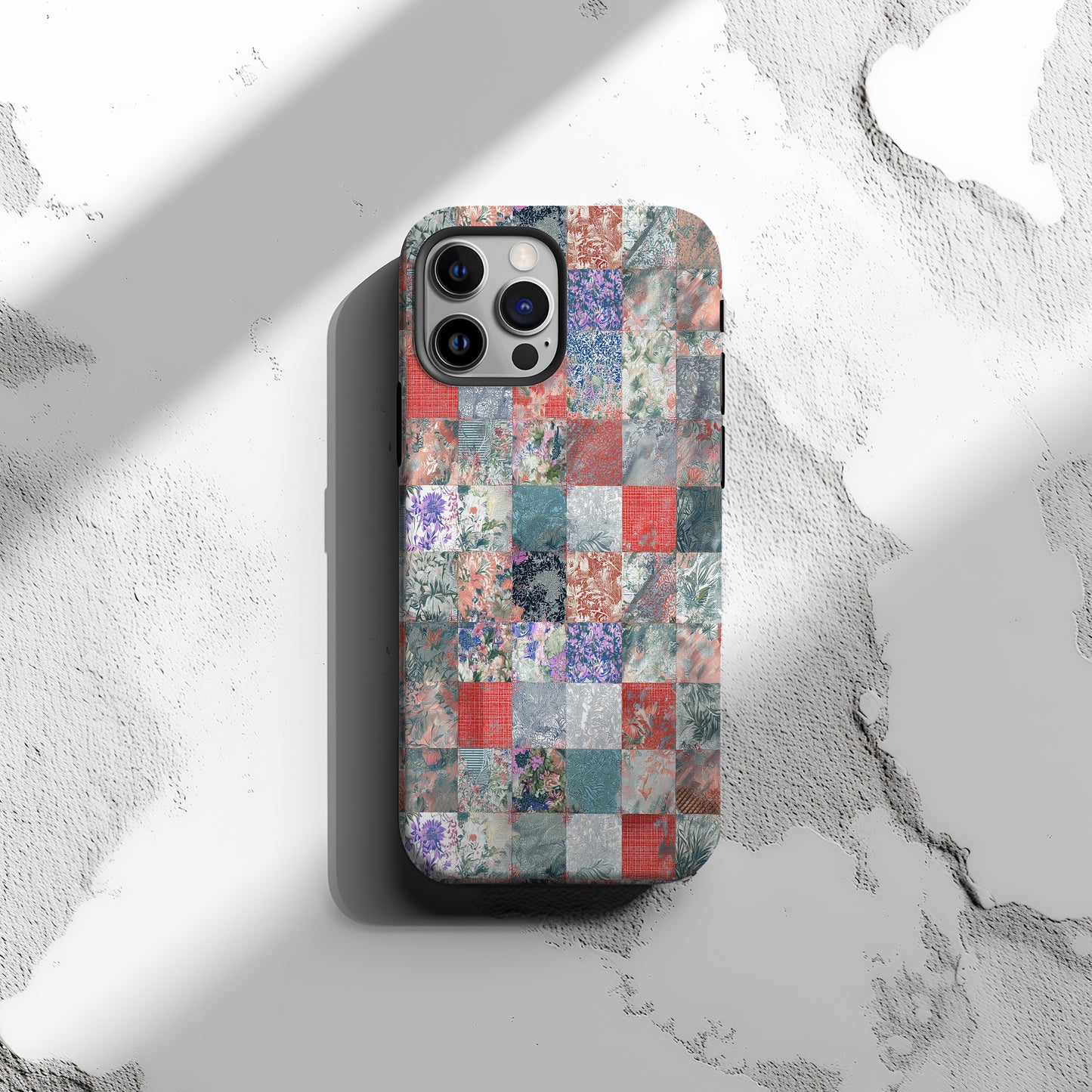 Vibrant Garden Patchwork Protective Phone Case
