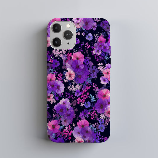 🌸 Midnight Bloom Floral Protective Phone Case