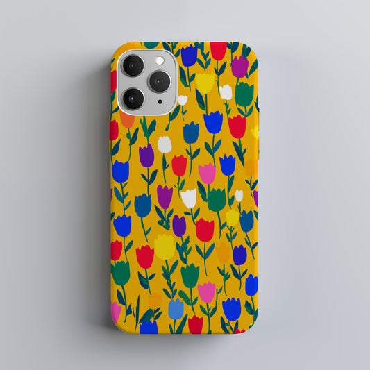 🌷 Bold Tulip Garden Protective Phone Case