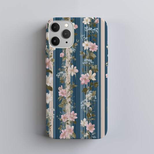 🌿 Vintage Stripe Garden Protective Phone Case