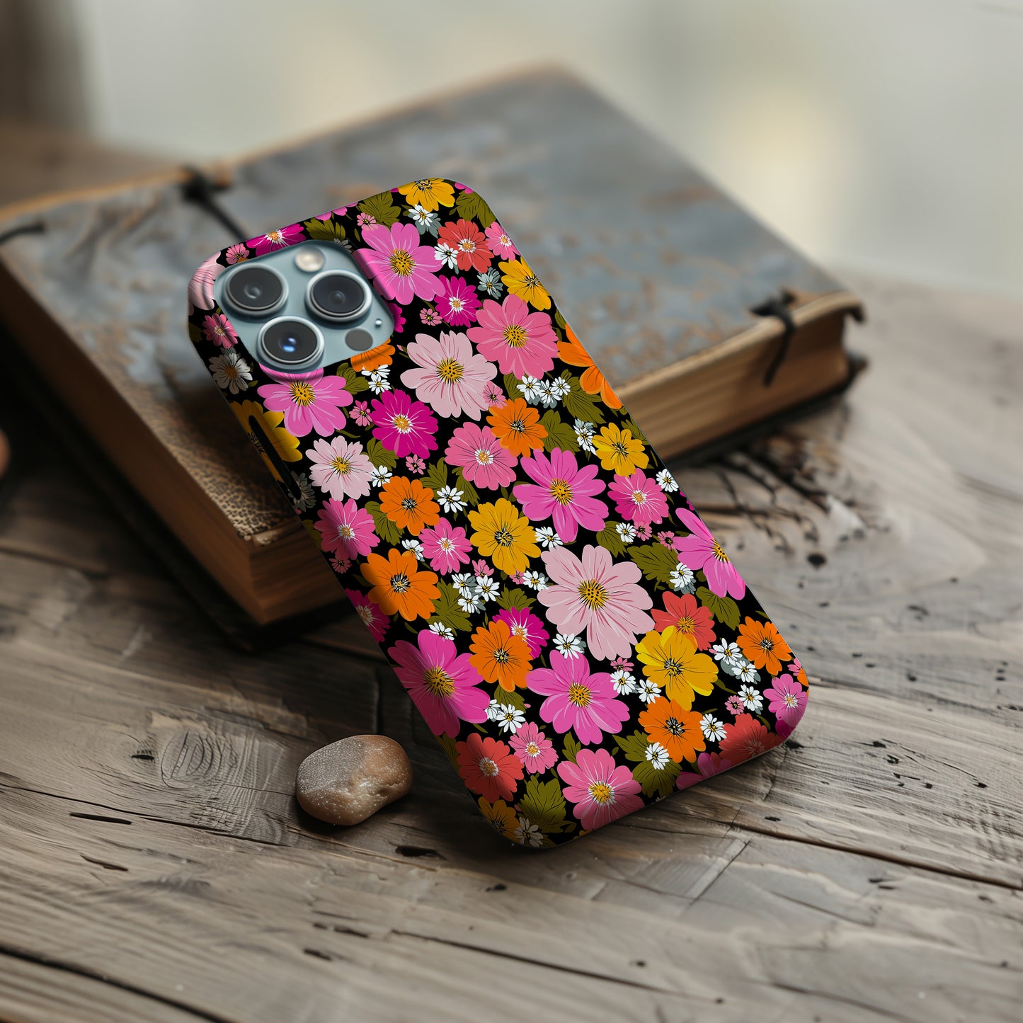 Retro Wildflower Pop Phone Case