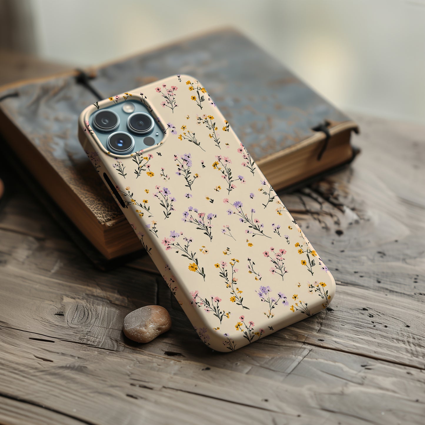 Meadow Whisper Floral Protective Phone Case