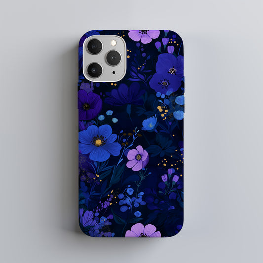 Midnight Blooms Phone Case – Elegant Florals with Nighttime Mystique