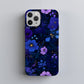 Midnight Blooms Phone Case – Elegant Florals with Nighttime Mystique