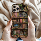 Whimsical Fantasy Bookshelf Phone Case – A Magical Escape in Every Detail