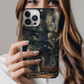 Girl in a Whimsical Library Phone Case – A Storybook Dream in Every Detail