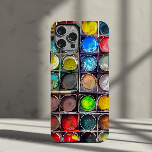 Watercolor Palette Paintbox Phone Case – Artistic Expression Meets Everyday Protection
