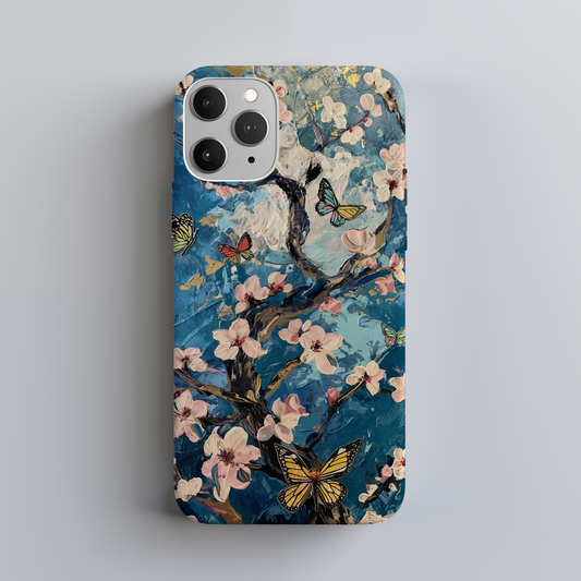 Van Gogh Almond Blossom & Butterfly Phone Case – Artistic Elegance Meets Ultimate Protection