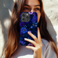 Midnight Blooms Phone Case – Elegant Florals with Nighttime Mystique