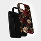 Dark Floral Academia Phone Case – Sophisticated Blooms with a Mysterious Edge