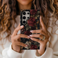 Dark Floral Academia Phone Case – Sophisticated Blooms with a Mysterious Edge