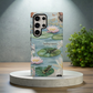 Vintage Lily Pond Phone Case – Timeless Elegance with Everyday Protection