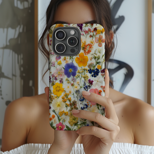 Pressed Flower Phone Case – Nature’s Beauty Preserved in Timeless Style