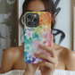 Rainbow Flowers Phone Case – Vibrant Blooms with Everyday Protection