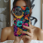 Retro 60s & 70s Floral Phone Case – Groovy Blooms with Modern Protection