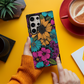 Retro 60s & 70s Floral Phone Case – Groovy Blooms with Modern Protection
