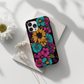 Retro 60s & 70s Floral Phone Case – Groovy Blooms with Modern Protection