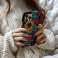 Retro 60s & 70s Floral Phone Case – Groovy Blooms with Modern Protection