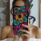 Retro 60s & 70s Floral Phone Case – Groovy Blooms with Modern Protection