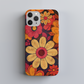 Retro 60s & 70s Floral Phone Case – Groovy Blooms with Modern Protection