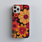 Retro 60s & 70s Floral Phone Case – Groovy Blooms with Modern Protection