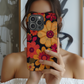 Retro 60s & 70s Floral Phone Case – Groovy Blooms with Modern Protection