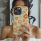 Retro 60s & 70s Floral Phone Case – Groovy Blooms with Modern Protection