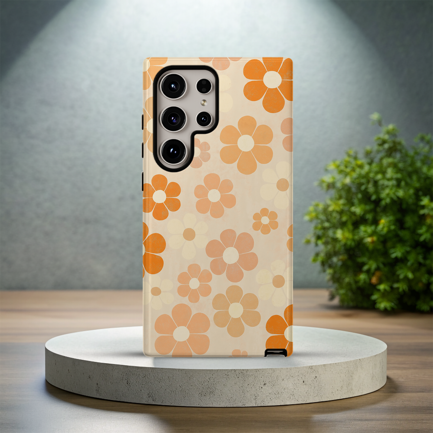 Retro 60s & 70s Floral Phone Case – Groovy Blooms with Modern Protection