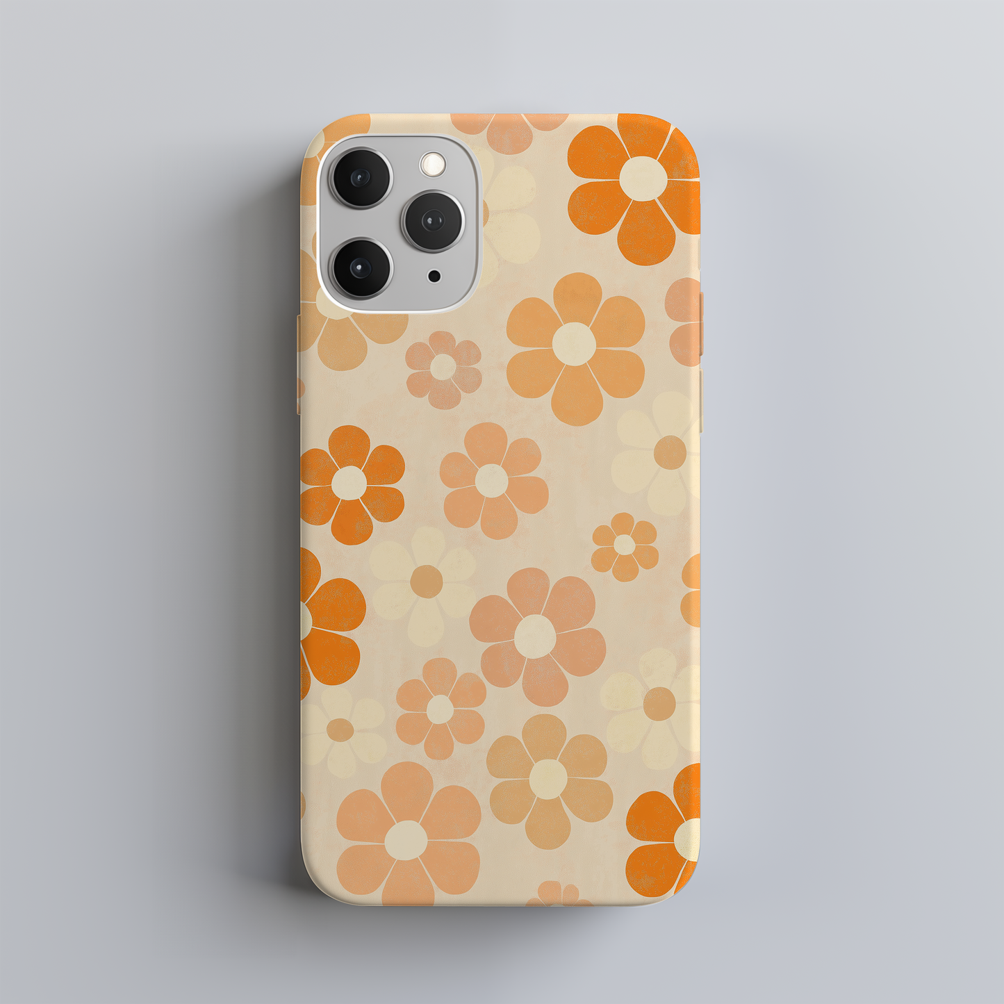 Retro 60s & 70s Floral Phone Case – Groovy Blooms with Modern Protection