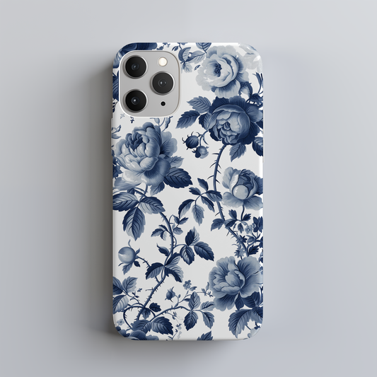 French Toile de Jouy Floral Phone Case – Timeless Elegance Meets Modern Protection