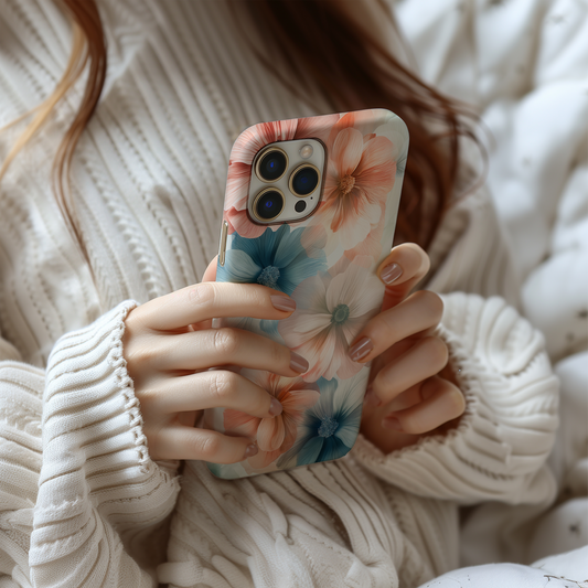 Watercolor Floral Phone Case – Soft, Artistic Blooms with Everyday Protection