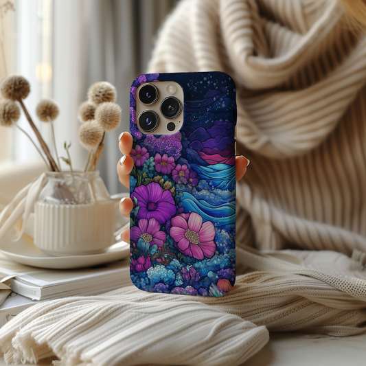 Enchanted Garden Phone Case – A Magical Bloom with Everyday Protection