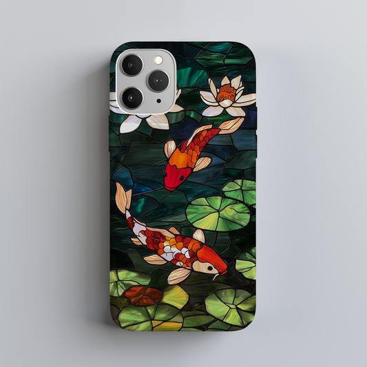 Koi Pond Phone Case – Tranquil Elegance with Everyday Protection