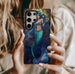 Mermaid Stained Glass Phone Case – Ethereal Ocean Beauty with Everyday Protection