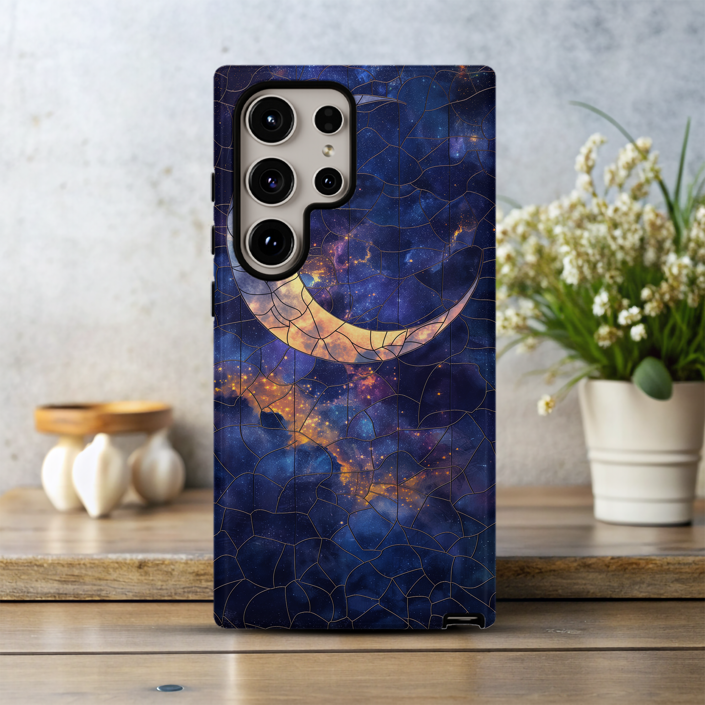 Moon and Stars Phone Case – Celestial Charm with Everyday Protection