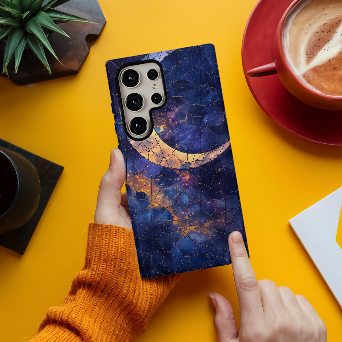 Moon and Stars Phone Case – Celestial Charm with Everyday Protection